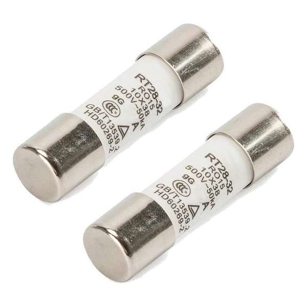 Orbit - 2 x Keramische Zekering 10A/500V - 10x38mm F(Snel.) Orbit - 2 x Keramische Zekering 10A/500V - 10x38mm F(Snel.)