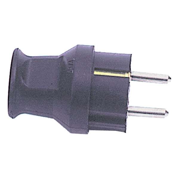 Scanpart Steker Rubber met Randaarde Scanpart Steker Rubber met Randaarde