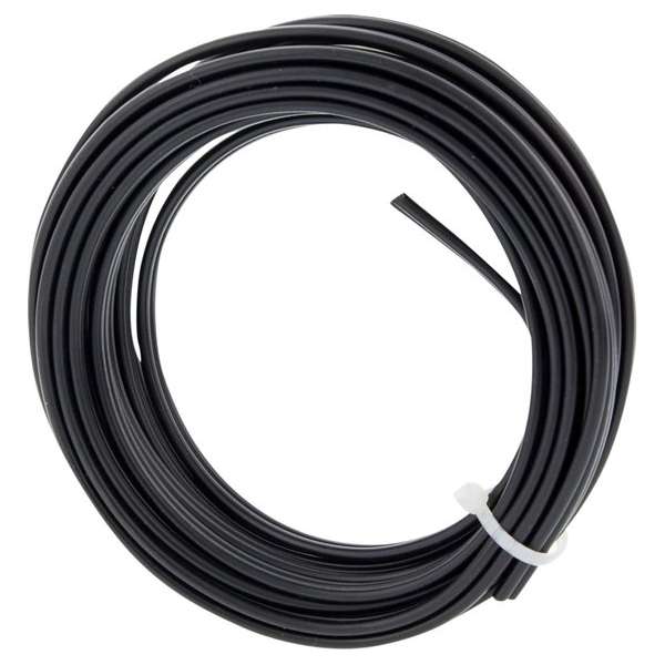 Tweelingsnoer – zwakstroom tot 42 volt – 2 x 0,75 mm² – 5 m – zwart Tweelingsnoer – zwakstroom tot 42 volt – 2 x 0,75 mm² – 5 m – zwart