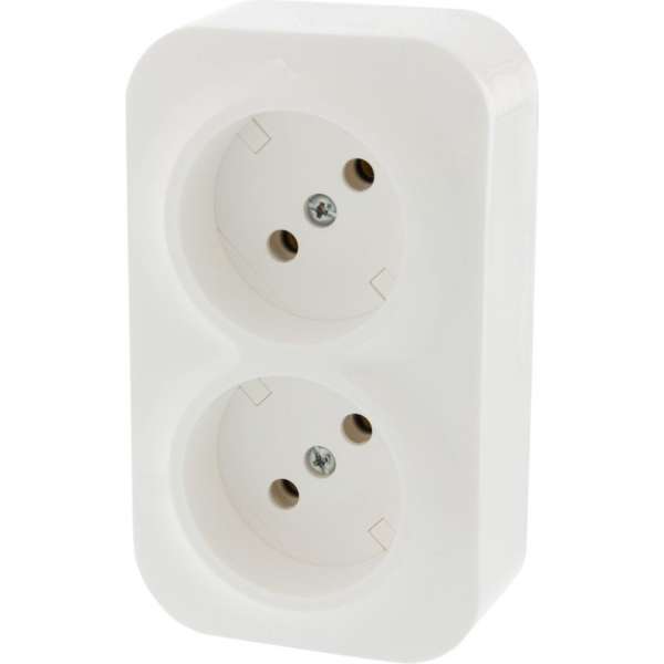 Legrand Forix contactdoos – opbouw – 2–voudig – wit Legrand Forix contactdoos – opbouw – 2–voudig – wit