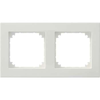 Schneider Electric System-M afdekplaat 2-voudig afdekraam Wit