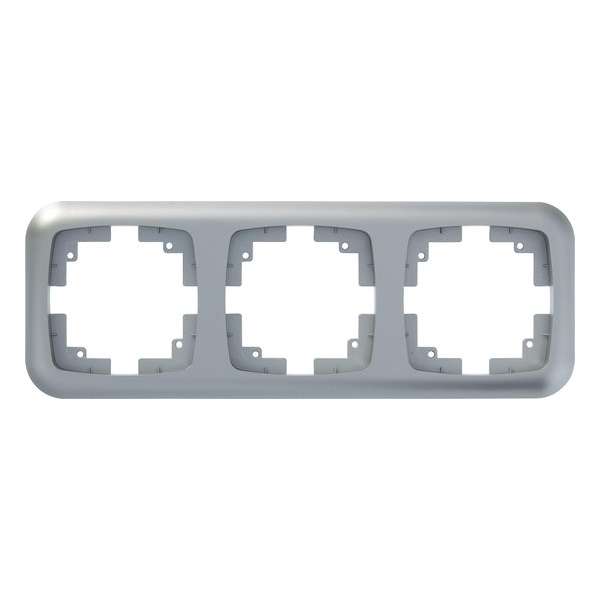 Plieger Aurora - Afdekraam - 3 voudig - Zilver - Aluminium Plieger Aurora - Afdekraam - 3 voudig - Zilver - Aluminium