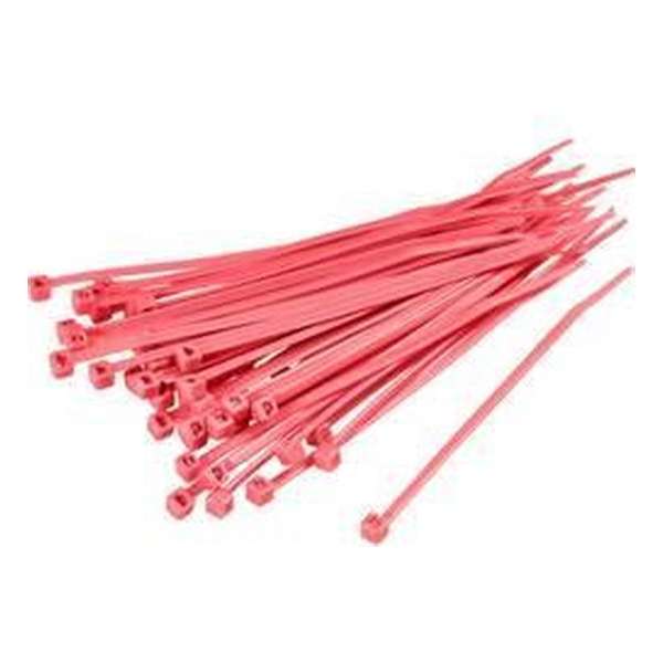 TRU COMPONENTS 1593704 TC-CV250203 Kabelbinder 250 mm 4.80 mm Rood 100 stuk(s) TRU COMPONENTS 1593704 TC-CV250203 Kabelbinder 250 mm 4.80 mm Rood 100 stuk(s)