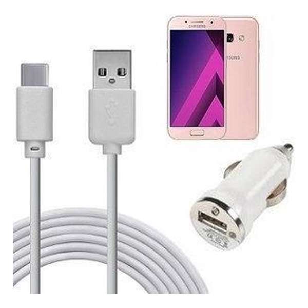 Samsung A3 2017 Autolader USB C Samsung A3 2017 Autolader USB C