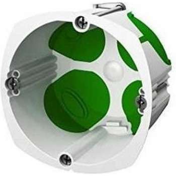SCHNEIDER ELECTRIC Enkele doos met waterdicht systeem � 67 mm groen