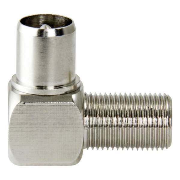 Coax Adapter XLR F Female - Coax Male Silver Coax Adapter XLR F Female - Coax Male Silver