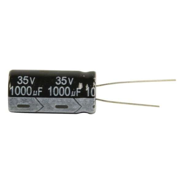 Elektrolytische Condensator 1000 uF 35 VDC Elektrolytische Condensator 1000 uF 35 VDC