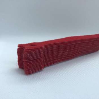 BlueBirdz - Kabelbinders Klittenband Rood 20 stuks -  Klittenband Kabelbinder - Tie wraps - Cable Organizer