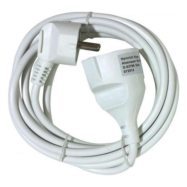 Elektrofix verlengsnoer 3 x 1 met randaarde wit 3 m Elektrofix verlengsnoer 3 x 1 met randaarde wit 3 m