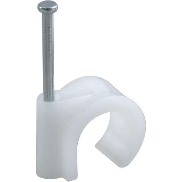 Buisclip voor installatiebuis, rond 16-19 mm transparant - 20 stuks Buisclip voor installatiebuis, rond 16-19 mm transparant - 20 stuks