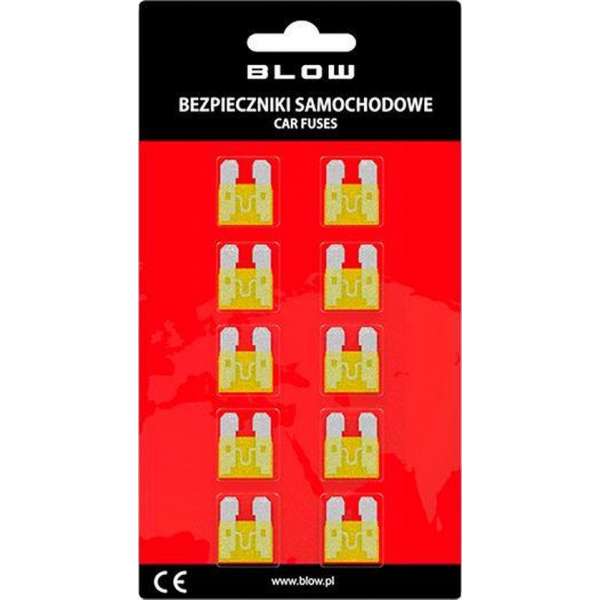 steekzekering 20A - 10 stuks