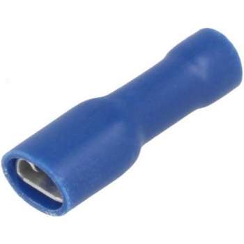 Kabelschoen - per 10 stuks - blauw - Insteekbreedte 4.8 mm Insteekdikte 0.8 mm