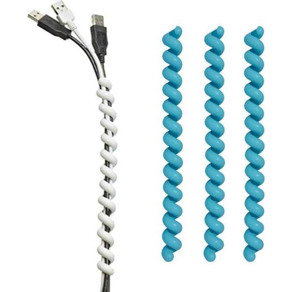 kabelbinders Cable Twister lichtblauw | set van 3 stuks kabelbinders Cable Twister lichtblauw | set van 3 stuks