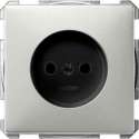 Schneider Electric Merten System Design wandcontactdoos inbouw enkel edelstaal