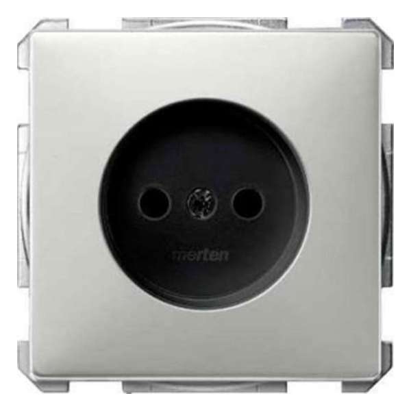 Schneider Electric Merten System Design wandcontactdoos inbouw enkel edelstaal Schneider Electric Merten System Design wandcontactdoos inbouw enkel edelstaal