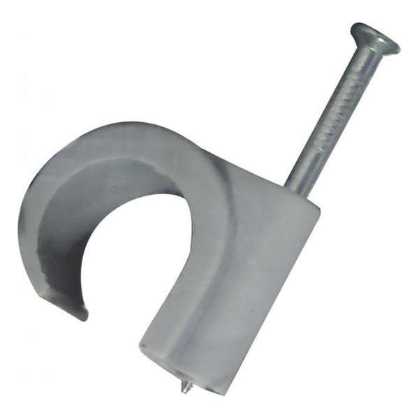 Elektrofix spijkerclip 16-19 mm grijs 30 st Elektrofix spijkerclip 16-19 mm grijs 30 st