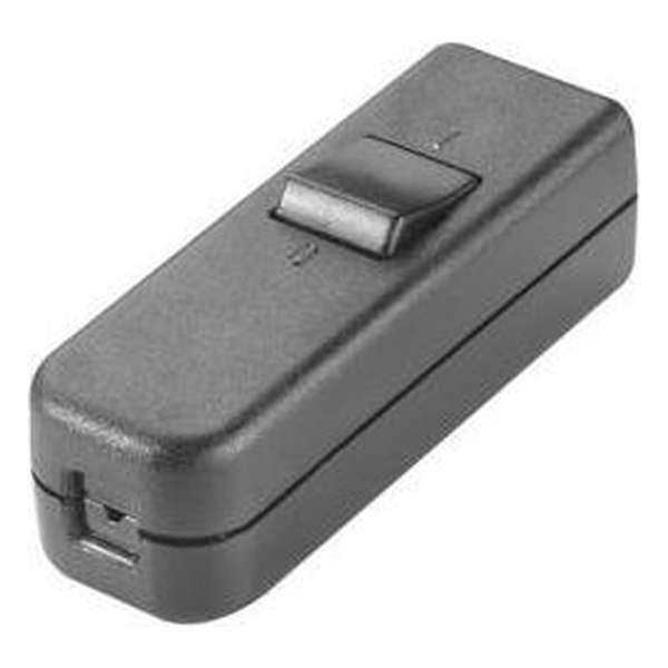 interBär 8006-004.01 Snoerschakelaar Zwart 1x uit/aan 6 A 1 stuk(s) interBär 8006-004.01 Snoerschakelaar Zwart 1x uit/aan 6 A 1 stuk(s)
