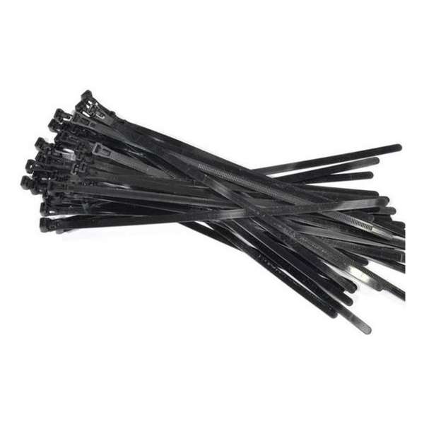 Hofftech Tie Ribs Hersluitbaar 7.6 x 200 mm. Zwart - 50 stuks Hofftech Tie Ribs Hersluitbaar 7.6 x 200 mm. Zwart - 50 stuks