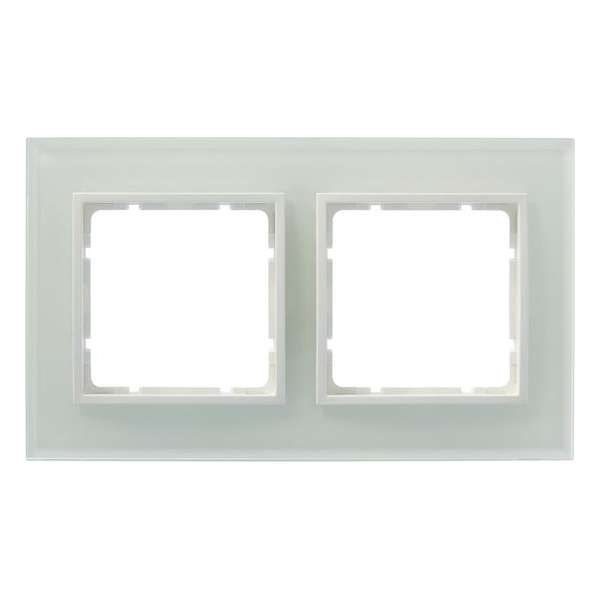 Berker Afdekraam 2-Voudig Glas Wit B.1-B.3-B.7 (Te combineren met Berker S1 serie) Berker Afdekraam 2-Voudig Glas Wit B.1-B.3-B.7 (Te combineren met Berker S1 serie)