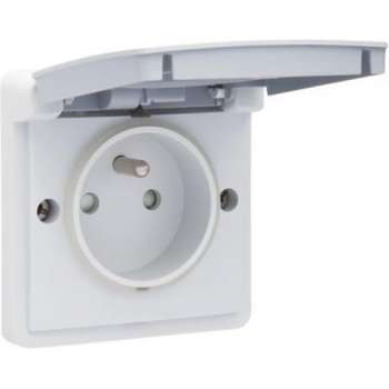 NIKO New Hydro wandcontactdoos 16A/250V (penaarde, kinderveilig) (700-36600)