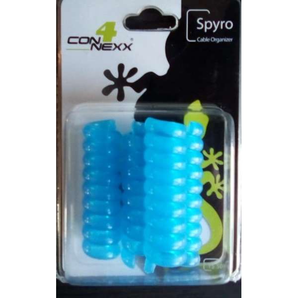 Spyro Kabel Organisers - Blauw - 4 stuks Spyro Kabel Organisers - Blauw - 4 stuks