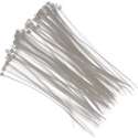 Tie-wraps wit 18 cm 100 stuks