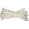kabelbinder / tie wraps 20 cm x 3.5 mm wit / 100 st