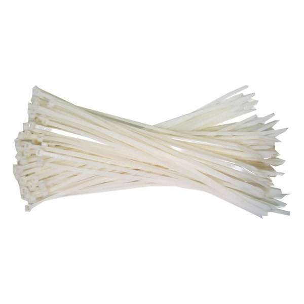 kabelbinder / tie wraps 20 cm x 3.5 mm wit / 100 st kabelbinder / tie wraps 20 cm x 3.5 mm wit / 100 st