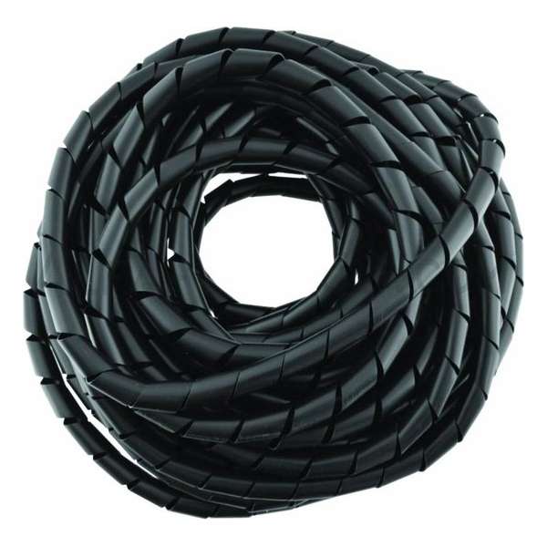 Spiral wrap kabelgeleider zwart -  bundel diameter: 7 - 70 mm