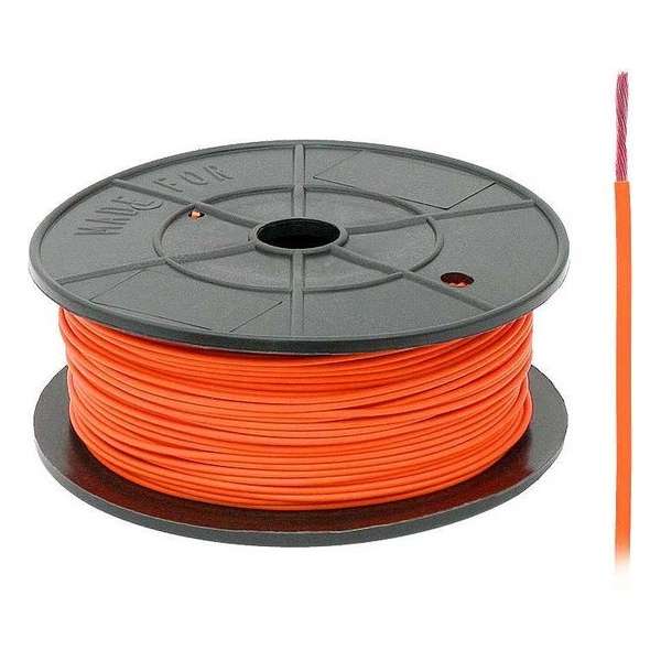 FLRY -B kabel - 1x 1,00mm - Oranje - Per meter