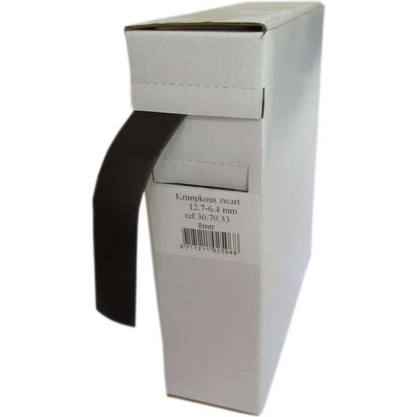 Krimpkous zwart 12.7 - 6.4mm Krimpkous zwart 12.7 - 6.4mm
