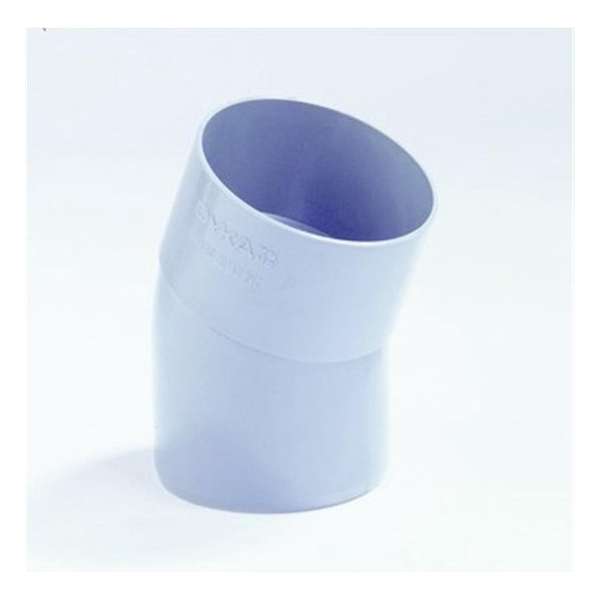 PVC HWA Bocht 70mm mof / spie 22° PVC HWA Bocht 70mm mof / spie 22°