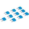 Silverline ATM Mini - Auto Bladzekeringen - 15 Ampere - Blauw - 10 stuks