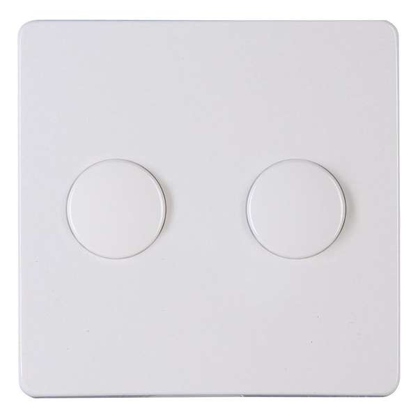 KOPP - Afdekplaat/Centraalplaat - Paris - DUO Dimmer - Arctic Glans Wit - BSE KOPP - Afdekplaat/Centraalplaat - Paris - DUO Dimmer - Arctic Glans Wit - BSE