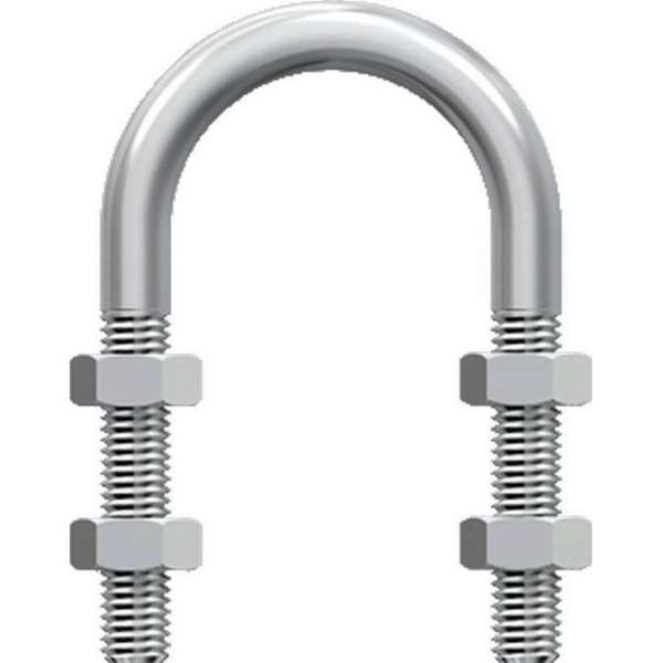 FLAM u-beugel, staal, ho 88mm, uitw buisdiam 90 - 102mm, el verz FLAM u-beugel, staal, ho 88mm, uitw buisdiam 90 - 102mm, el verz