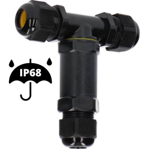 LED's Light PRO Kabelverbinder - Waterdicht IP68 - T-Connector 3P - 4-14mm LED's Light PRO Kabelverbinder - Waterdicht IP68 - T-Connector 3P - 4-14mm