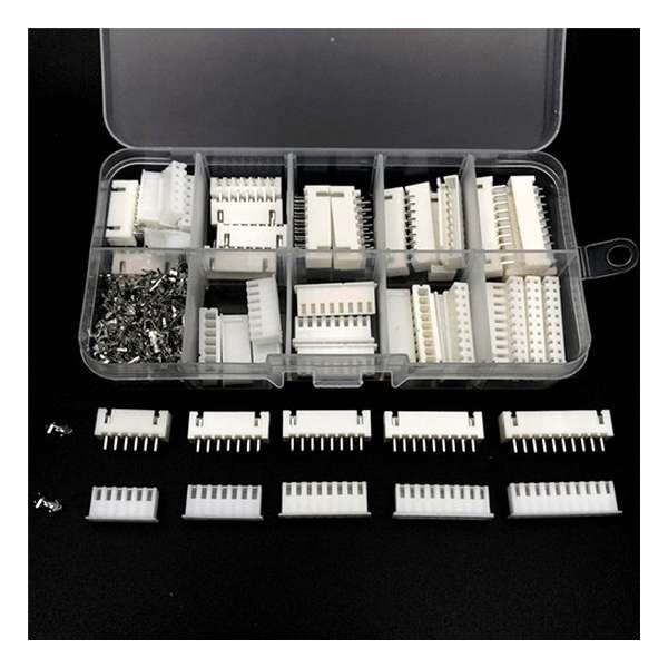 XH2.54 6p 7p 8p 9p 10p connector Assortiment box 25-sets