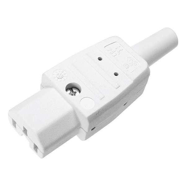 Kaiser Apparaatsteker - 250V - 3-Pins - Wit Kaiser Apparaatsteker - 250V - 3-Pins - Wit