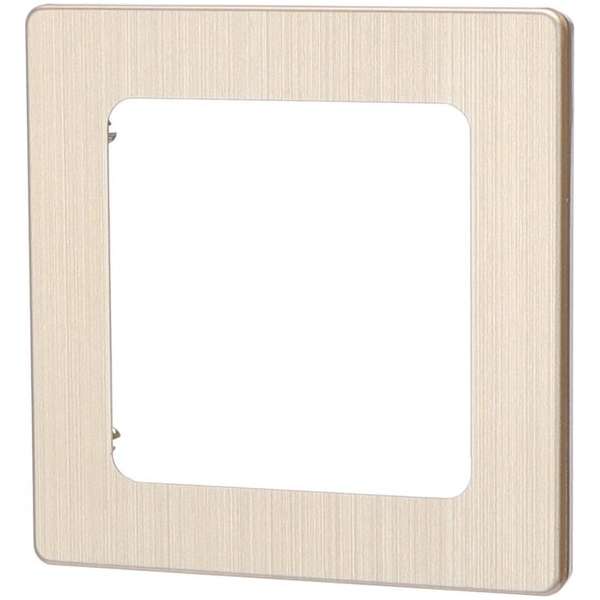 Afdekraam - Igia Jura - 1-voudig - Vierkant - Aluminium - Goud Afdekraam - Igia Jura - 1-voudig - Vierkant - Aluminium - Goud
