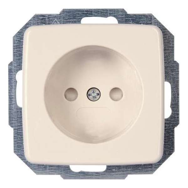 Kopp Rivo stopcontact 1-voudig zonder aarde wit Kopp Rivo stopcontact 1-voudig zonder aarde wit