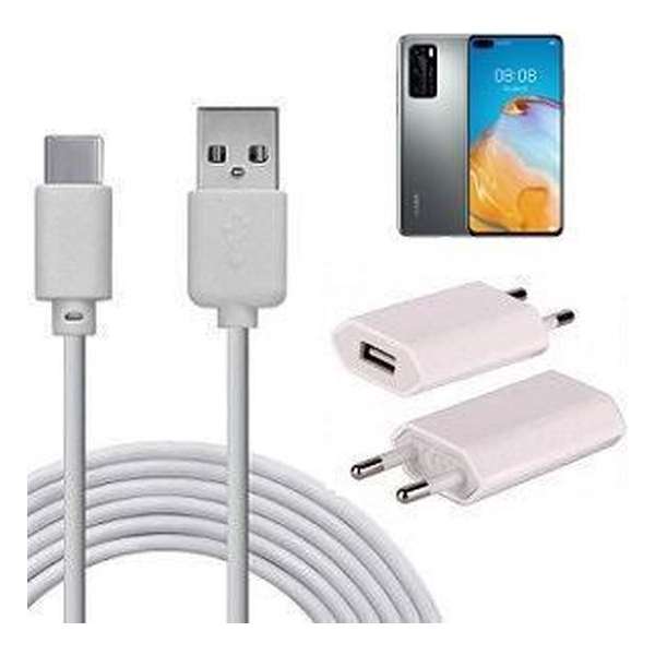 Huawei P40 Oplader USB C Huawei P40 Oplader USB C