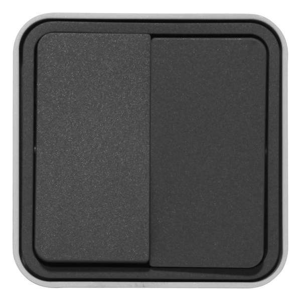 Berker W.1 waterdichte serieschakelaar IP55 grijs Berker W.1 waterdichte serieschakelaar IP55 grijs