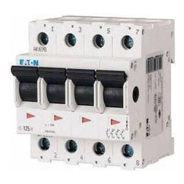 Hoofdschakelaar 4-polig 40 A 4x NC, 4x NO 240 V/AC Eaton 276273 Hoofdschakelaar 4-polig 40 A 4x NC, 4x NO 240 V/AC Eaton 276273