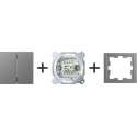 Serieschakelaar Compleet - RVS Look - Merten D-Life - Schneider Electric - MTN3115-6536_TO