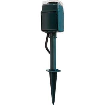 Tuincontactdoos - 2-voudig + timer