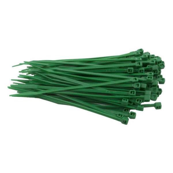 LS - Tyrap - Kabelbinders - Kabelbinder 1000 Stuks - Groen 3x100MM LS - Tyrap - Kabelbinders - Kabelbinder 1000 Stuks - Groen 3x100MM