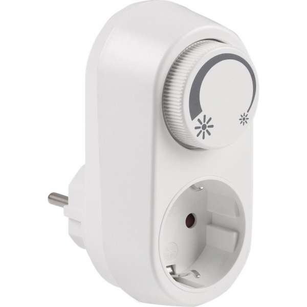 Q-Link Stekkerdimmer – LED Dimmer – Dimmer Stopcontact – 3 tot 24 Watt – Wit Q-Link Stekkerdimmer – LED Dimmer – Dimmer Stopcontact – 3 tot 24 Watt – Wit