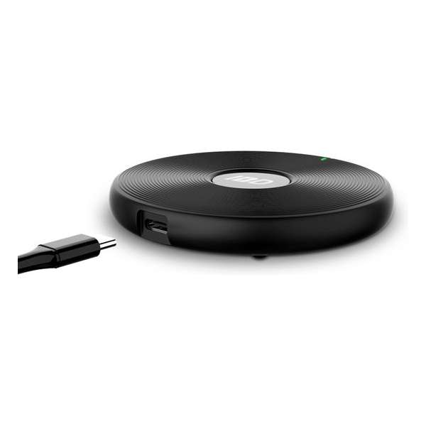 Draadloze Oplader voor Telefoons - Zwart - Iphone - Android - Samsung