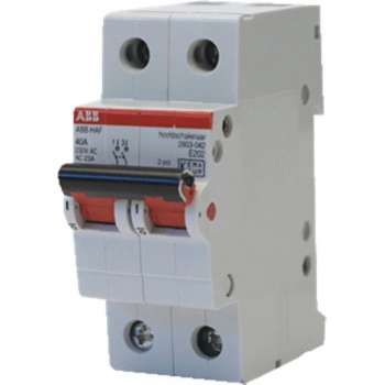 ABB hoofdschakelaar 0903-042 2polig 40a