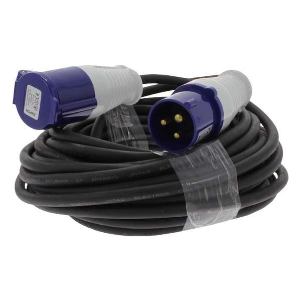 Elro verlengsnoer - CEE - H07RNF - 16A - 3 x 1.5 mm² - 15 m - zwart Elro verlengsnoer - CEE - H07RNF - 16A - 3 x 1.5 mm² - 15 m - zwart